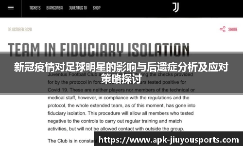 新冠疫情对足球明星的影响与后遗症分析及应对策略探讨